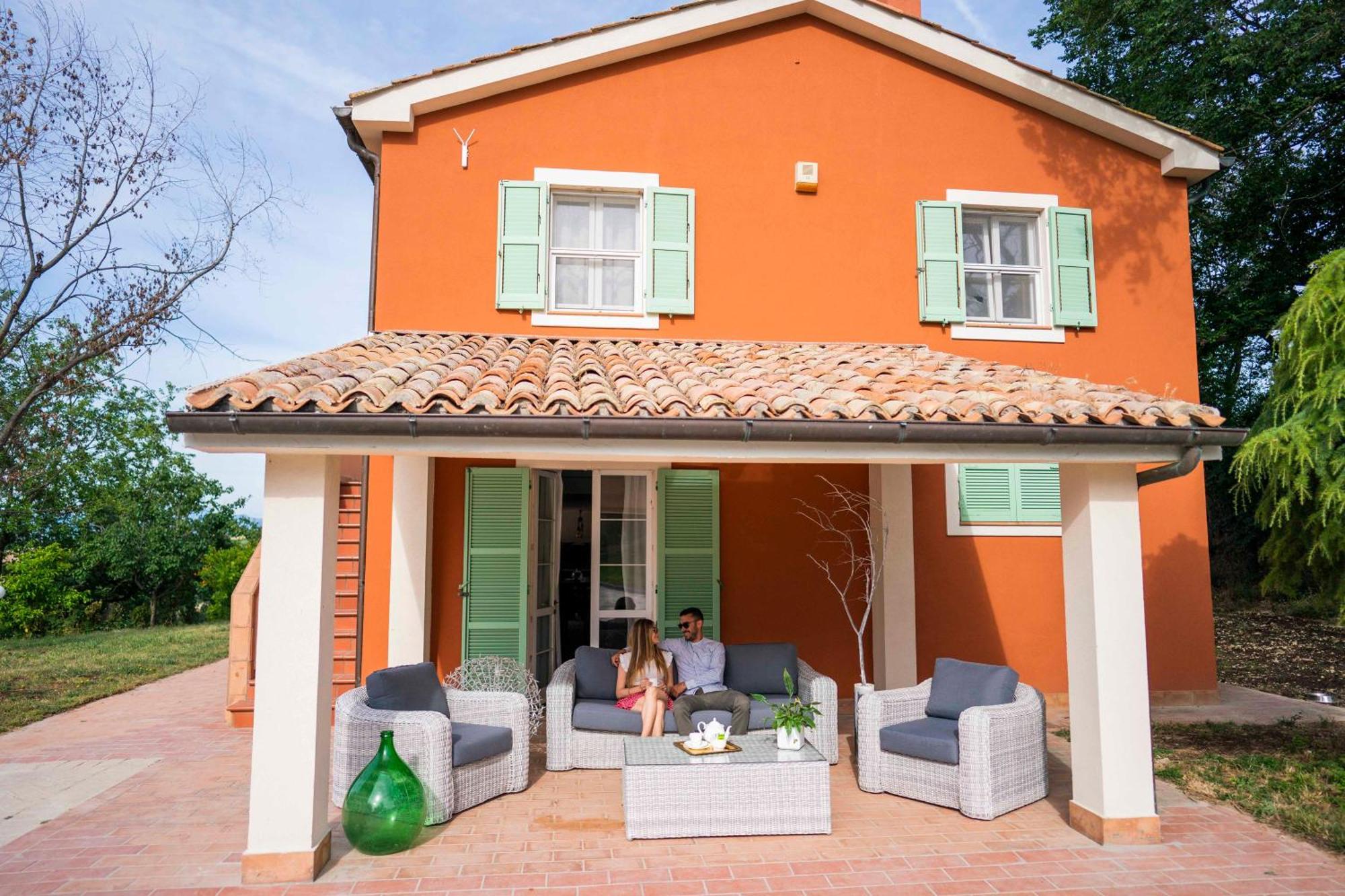 Villa Lemarche B&B Rustico Luaran gambar